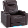 Reclining Leather Home Theater Chair