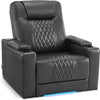 Reclining Leather Home Theater Chair